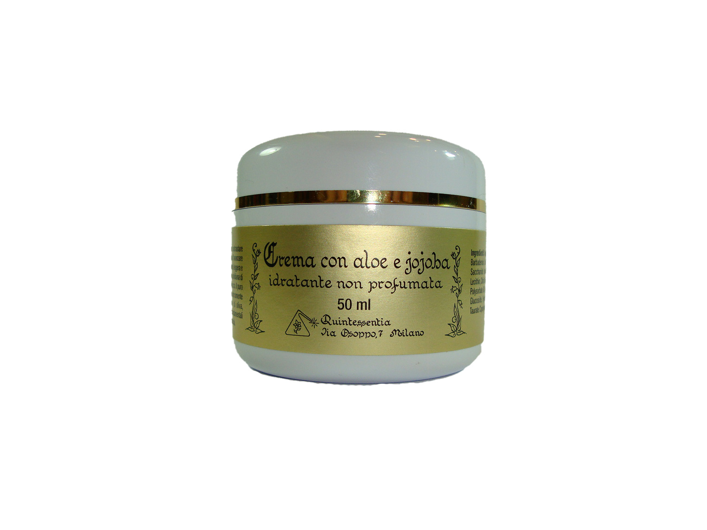 CREMA CON ALOE E JOJOBA IDRATANTE NON PROFUMATA